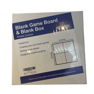Apostrophe Games Game Supplies Blank Game Board, 18" x 18" new sealed